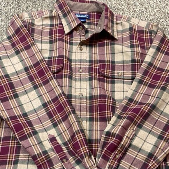 ALANDS END Vintage Men’s Shirt Size L 💯 Wool - Picture 3 of 8